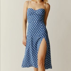 Reformation Juliette Dress NWOT in Lazuli